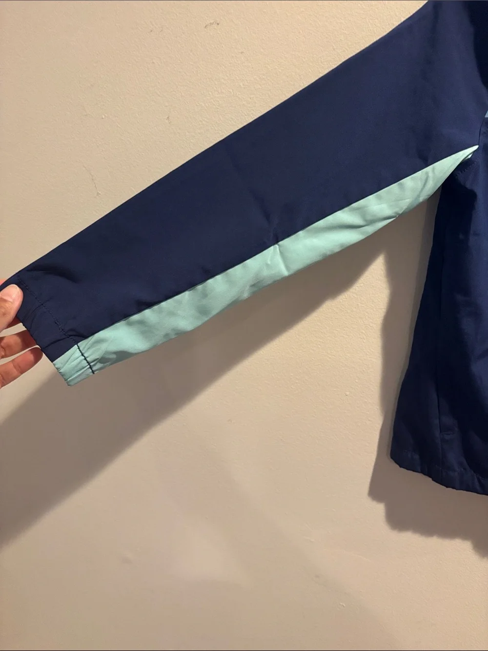 OshKosh B'gosh Navy & Light Blue Kids' Zip-Up Rain Jacket